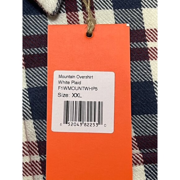 Normal Brand Men Mountain Overshirt Plaid Flannel Long Sleeve Size XXL New NWT - Picture 4 of 6